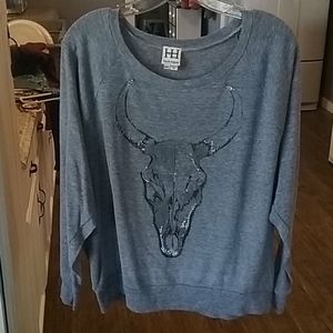 HAUTE HIPPIE steer head top size m/l